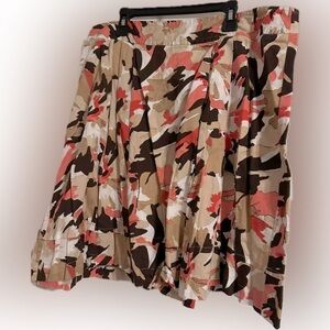 Final Price! Chic Cato Abstract Print Skirt – Size 16